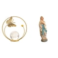 thumbnail image 1 of Estatua de bola de cristal,Estatuas de bolas de cristal para decoración del hogar,escritorio interior,Estatua de Lutero,Colección religiosa de la estatua de la Virgen María,Figura de resina, 1 of 8