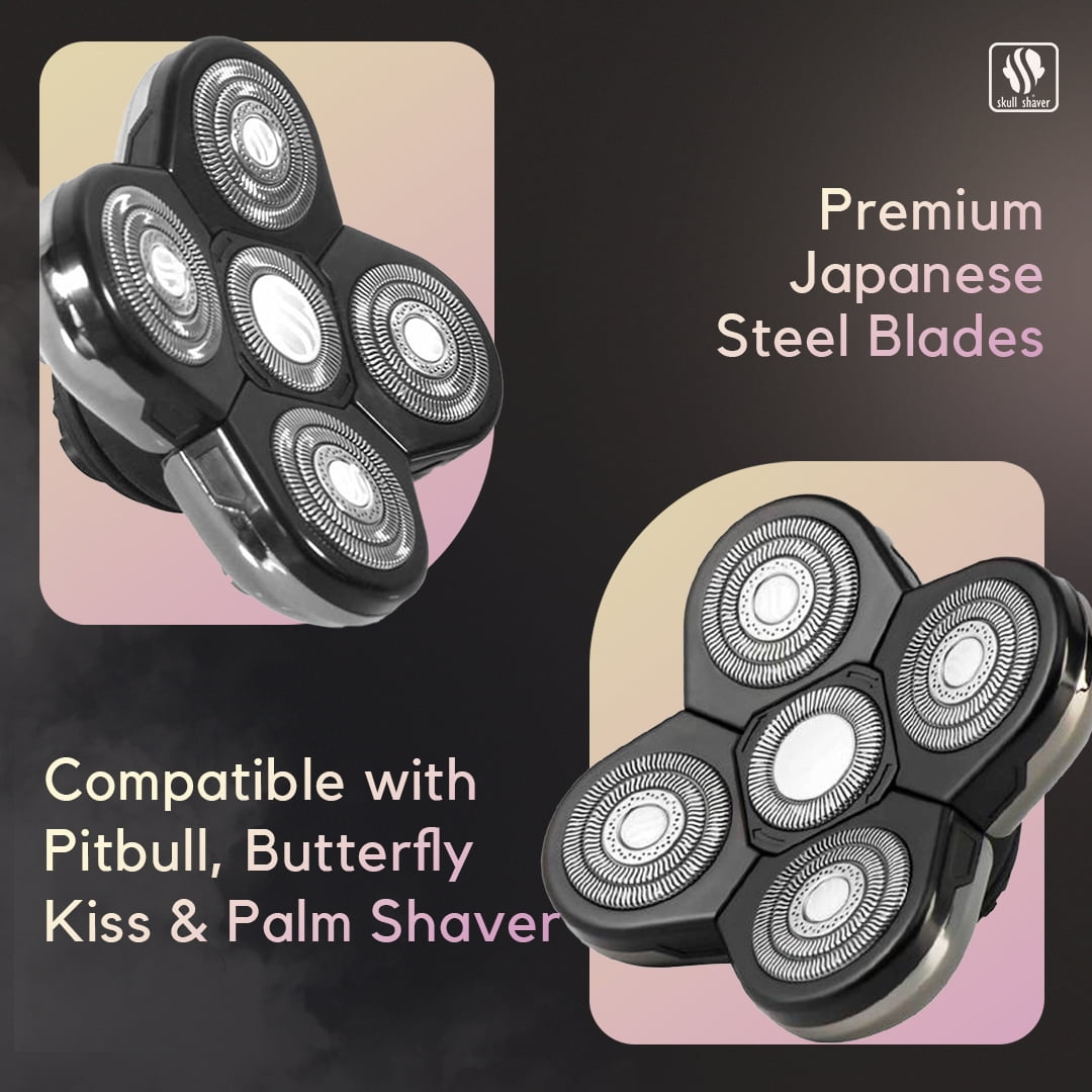 Skull Shaver Baron 5 Head Replacement Blade for Electric