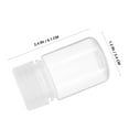 thumbnail image 2 of SOPOTUTU 10pcs Transparent Bottles With Sealed Caps Plastic Containers For Sample Storage Laboratories And Research, 2 of 8