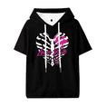 thumbnail image 2 of Aj Lee Love Bite Hooded T-shirt Short Sleeve Women Men Casual Streetwear Tee, 2 of 3