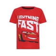 thumbnail image 2 of Disney Cars Lightning McQueen Short Sleeve T-Shirt (Boys), 4 Pack, Sizes 2T-7, 2 of 7