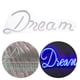 thumbnail image 3 of Letrero de neón Dream perfecl decoración de pared azul, 3 of 8