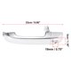thumbnail image 3 of Manija de la puerta Exterior del coche exterior del lado izquierdo delantero 82661-3J000 para Hyundai Veracruz 2007-2012 tono plateado cromado Unique Bargains Puerta Manija, 3 of 8