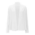 thumbnail image 4 of Posijego Women's Blazer Open Front Long Sleeve Cardigans Business Casual Office Cropped Blazer Jackets, 4 of 7