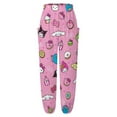 thumbnail image 3 of Hello Kitty Women's Harem Pants, Hippie Casual Pants Flowy Yoga Trousers with Pockets, 3 of 7