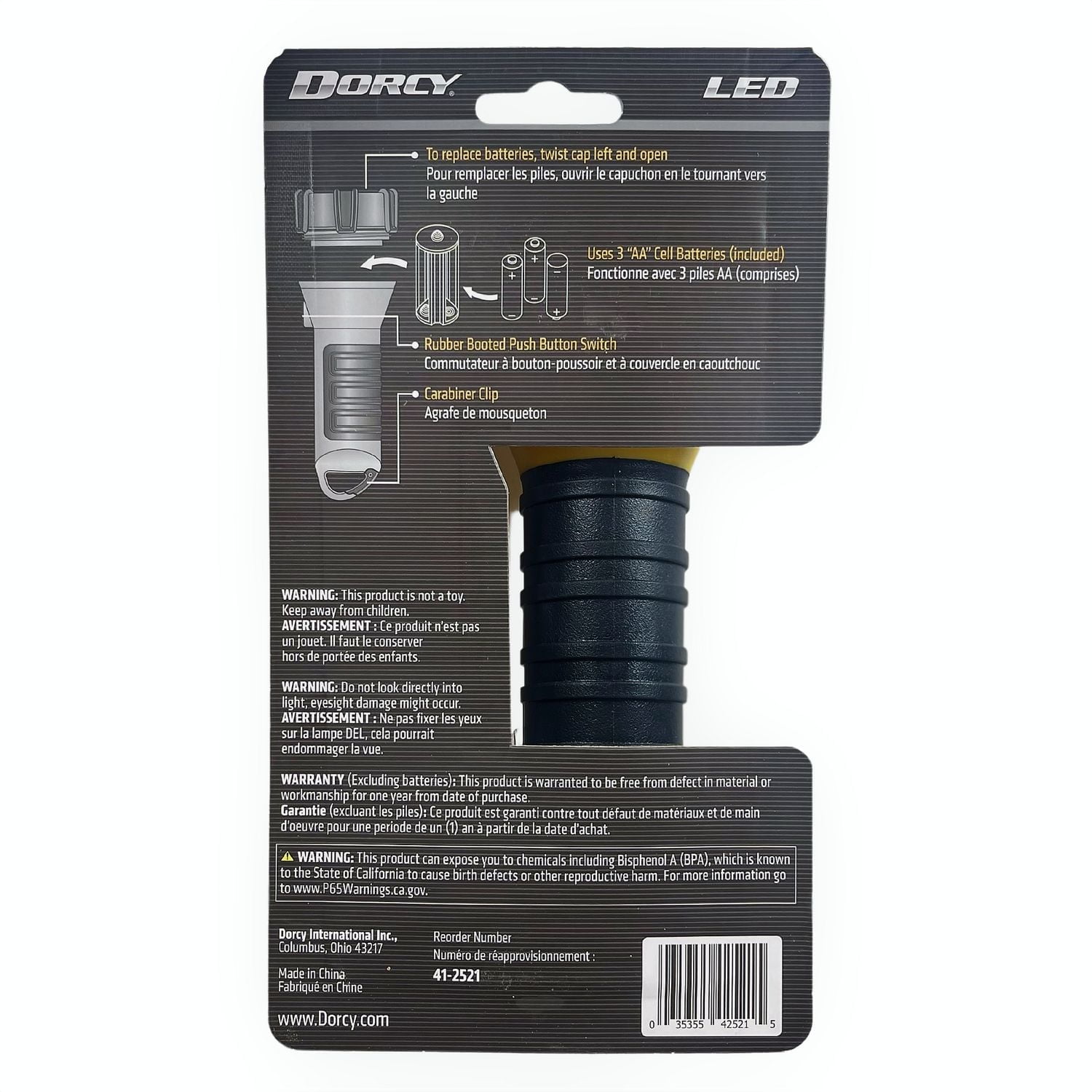 Dorcy Pro Series Waterproof Floating Flashlight