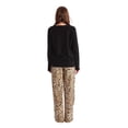 thumbnail image 4 of Just Love Womens Plush Pajama Pants Set with Socks 6808-10114-1X (Leopard - Sexy Beast, Small), 4 of 4