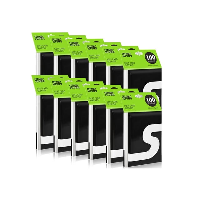Fundas para tarjetas SEFOWG Penny de 1200 quilates para tarjetas coleccionables de 66 x 91 mm