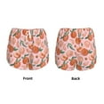 thumbnail image 5 of Lsque Painting Peach Printed Women's Running Shorts with Liner Pockets,Elastic Quick Dry Workout Athletic Gym Yoga Shorts,Womens High Waist Shorts-Small, 5 of 9