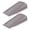 Gray, variant on 2Pcs PVC Door Stoppers Safety Door Block Wedges Doorstops Shock Absorption Doors Holder for Home, School