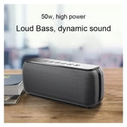 50W High Power Bluetooth Speaker Subwoofer Outdoor Waterproof Speaker Portable Home Computer Audio ,Easy to Use