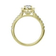 thumbnail image 4 of Unique Moments 1ct Lab Grown Halo Cushion Shape Diamond Engagement Ring 14K Yellow Gold, 4 of 6