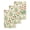 Cream, Terracotta, Sage, Mustard, variant on Spring Botanical Kitchen Dish Towels for Drying Dishes Set of 3, Country Farmhouse Wildflower Watercolor Waffle Weave Microfiber Hand Tea Bathroom Towels Quick Dry & Absorbent Towel 15.7x23.6