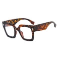 thumbnail image 1 of Adults Unisex Summer Personality Square Retro Wide Leg Multicolor Sunglasses, 1 of 5