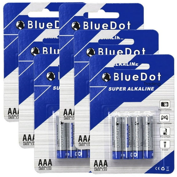 BlueDot Trading Brand AAA Super Alkaline Batteries - 24 Pack