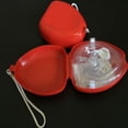 thumbnail image 6 of Pretty Comy 1PCS CPR Resuscitator Rescue First Aid Masks CPR RESPIRATORY MASK Mouth Breath One-way Valve Tools, 6 of 6