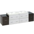 thumbnail image 1 of Imaginations Américaines 74,5 pouces W Vanity Set  Gris, 1 of 1