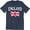 Navy Heather, variant on Union Jack vintage Uk Flag British United Kingdom England Great Britain T-Shirt