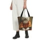 thumbnail image 5 of Balery Haystack Meditating Cat Bolsa de Hombro con Diseño, Bolsa Grande y Duradera, Bolsa Versátil para Compras, 5 of 6