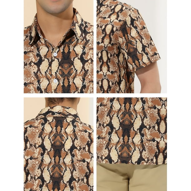 Camisa estampado serpiente hotsell
