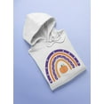 thumbnail image 3 of Halloween Rainbow W Pumpkin Hoodie Women -Image by Shutterstock, Female Large, 3 of 4