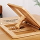 thumbnail image 4 of Laptop Stand, Ajustable Laptop Stand, madera, diseño plegable, portátil, base de madera, 2 niveles, para oficina,topliu, 4 of 8