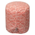 thumbnail image 2 of Majestic Home 85907239059 Charlie Beige Metallic Pouf - 16 x 16 x 17 in., 2 of 5