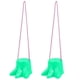 thumbnail image 2 of 2pcs Green Plastic Stilts Toy for Kids Outdoor Balance Training Fun and Exercise Shoes, 2 of 5
