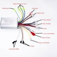 thumbnail image 2 of Controlador De Bicicleta Eléctrica De 36V/48V, Controlador De Motor Sin Escobillas, Controlador De Scooter Eléctrico, Controlador De Motor Portátil De 350W Para Scooter De Bicicleta Eléctrica Scienceny VI004742-00, 2 of 6