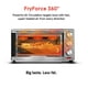 thumbnail image 2 of Gourmia GTF7350 Horno freidora de aire multifunción 6 en 1 de acero inoxidable - 6 funciones de cocción - Cesta para freír, rejilla para horno, bandeja para hornear y bandeja para migas, incluido + li, 2 of 5