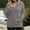 Gray, variant on Women Tops White Long Sleeve Waffle Knit Quarter Zip Shirts Fall Turtleneck Spring Shirts Womens Business Casual Tops S