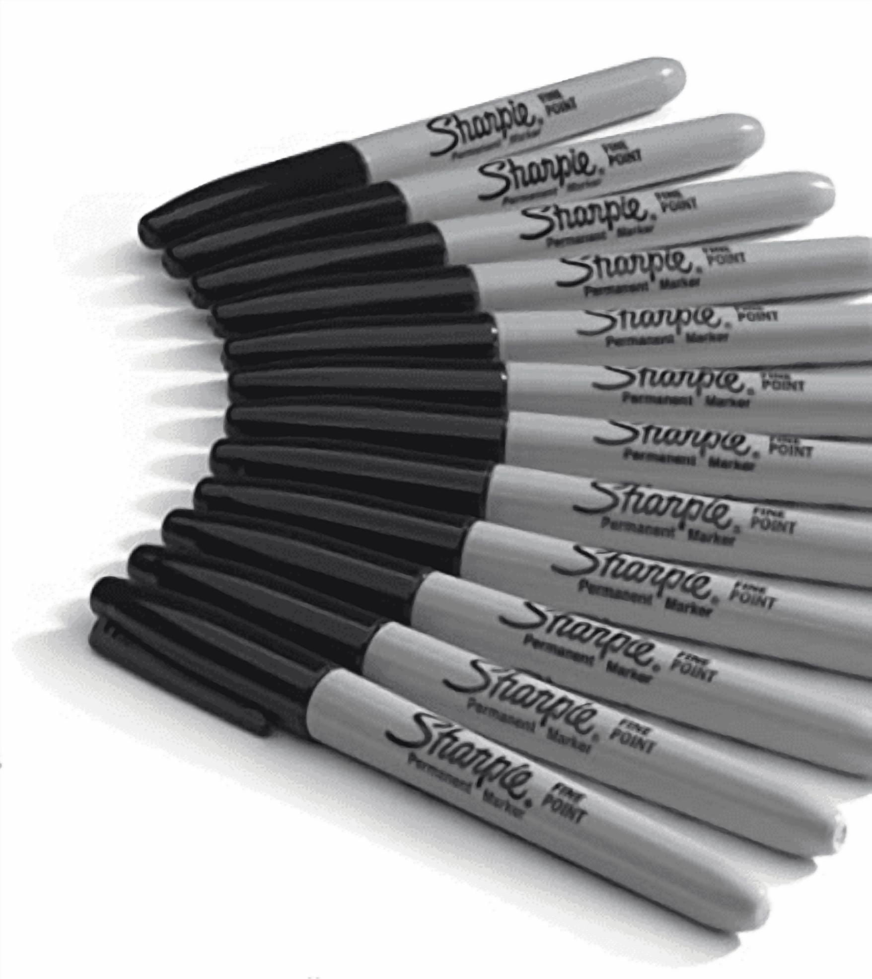 Sharpi.e Permanent Markers Pen, Fine Point, Black, 36 Count