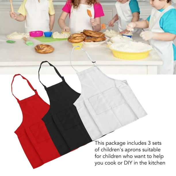 Opromo Tabliers en Toile de Coton pour Enfants avec Sangle de Cou Réglable et Poche, Tablier d'Artiste & Tablier de Chef pour Cuisiner, Pâtisser, Peindre (S-TTG)-Rose Vif-G Opromo Tabliers en Toile de Coton pour Enfants avec Sangle de Cou Réglable et Poche, Tablier d'Artiste & Tablier de Chef pour Cuisiner, Pâtisser, Peindre (S-TTG)-Rose Vif-G