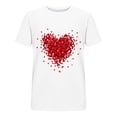 thumbnail image 4 of Camisetas de Manga Larga para Hombres, Camiseta de Manga Corta de Fitness de Impresión Del Día de San Valentín, Mezcla de Algodón Casual, 4 of 8
