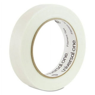 Universal® Double-sided Adhesive Tape Roller, 0.38 x 32.83 ft, Dries  Clear, 2/Pack