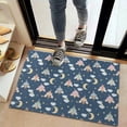 thumbnail image 2 of Dark Blue Fairy Moon Princess Pattern Door Rugs,Washable Non Slip Door Mats Indoor,Decorative Door Mats,Entry Mat Indoor for Entrance,Bedroom,Kitchen,Bathroom,20"x32", 2 of 6