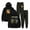 Black, variant on Anuel AA Real Hasta la Muerte 2 Tour Hoodie Pants Two Piece Sets Sweatshirts Sweatpants Women Men's Set