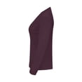 thumbnail image 3 of C2 L/S Women's Tee - Maroon S, 3 of 3
