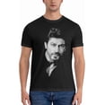 thumbnail image 3 of Shah Rukh Khan Man's T Shirt Summer O-Neck Short Sleeve Classic Cotton Tops, 3 of 7