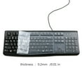 thumbnail image 5 of Tizuqe Keyboard Cover Thin Silicone Keyboard Cover for K120 MK120 Corded Keyboard, 5 of 12