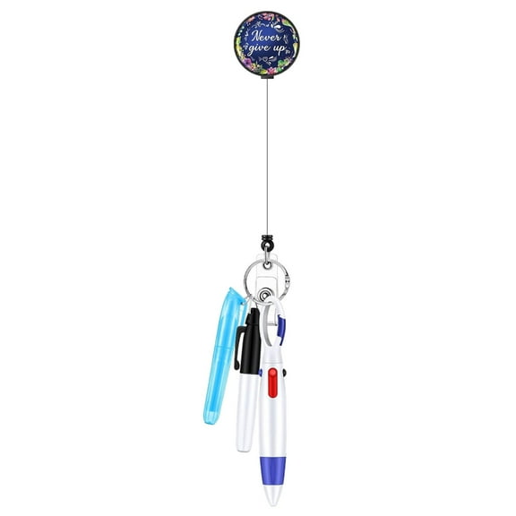 Necvior Versatile Nurse Pen Set with Secure Retractable Mechanism Quick Access Nursing Pen for Hospital and Student Hospital Use