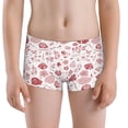 thumbnail image 5 of Yiaed Flower Leaves Print Boys' Boxer Briefs Cotton Casual Stretch Comfort Boys Boxers - Kids Boxer Briefs Underwear for Boys (6-18)-XX-Small, 5 of 5