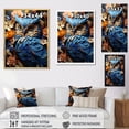 thumbnail image 4 of Designart "Blooming Mystery Of The Owl II" Animals Owl Canvas Prints, 4 of 7