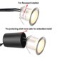 thumbnail image 3 of Pack de 16 focos LED empotrables - 12V - IP67 - 0,6W - Diámetro: 32mm - Para uso interior y exterior - 2800K - Blanco cálido, 3 of 5