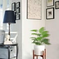 thumbnail image 4 of Artificial Plants Palm Leaves Faux Fake Tropical Large Palm Tree Leaves Imitation Boston Fern Plant Leaf Green Greenery Bushes for Home Jungle Party Decorations (2), 4 of 5