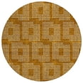 thumbnail image 2 of Addison Rugs Chantille Indoor/Outdoor Transitional Squares Terracotta Washable Round Rug, 8' x 8', 2 of 6