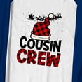 thumbnail image 5 of Cousin Crew Family Christmas Pajamas – Blue Plaid Pants with Blue Sleeve Tops, Size NB to 6XL with Pet Outfit, 5 of 7
