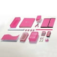 thumbnail image 2 of Enday 1.5 Inch Binder 3 Ring Binders with Pockets for Home, Office, School Supplies Organization, Pink 6 Pc, 2 of 7