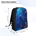 thumbnail image 4 of Balery Deep Sea Glowing Fishes Mochila - Mochila Estilosa y Duradera para Laptop de 15 Pulgadas con Tela Oxford Impermeable, 4 of 8