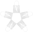 thumbnail image 3 of ColoMX 5 piezas de hebillas transparentes bolsas de regalo bolsas de dulces de dulces bolsas de pvc con manijas, 3 of 7
